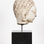 Exceptionally Fine White Marble Head of Buddha, Northern Qi Dynasty (550-577)