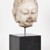 Exceptionally Fine White Marble Head of Buddha, Northern Qi Dynasty (550-577)