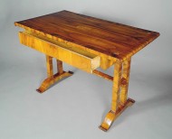 A Biedermeier single drawer writing table 2