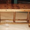 A Biedermeier console/sofa table