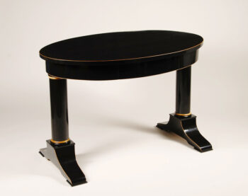 An elegant and modern Biedermeier writing table