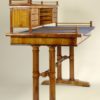 An exceptional Biedermeier two tier writing table