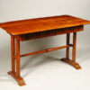 A Biedermeier single drawer writing table