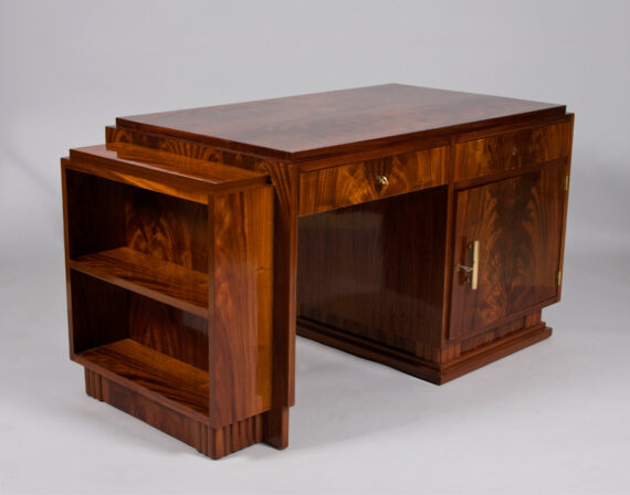 A handsome Art Deco desk by Charles Saddier