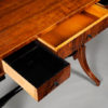 An elegant three drawer Biedermeier occasional table