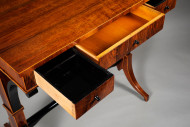 An elegant three drawer Biedermeier occasional table 3