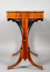 An elegant three drawer Biedermeier occasional table 4