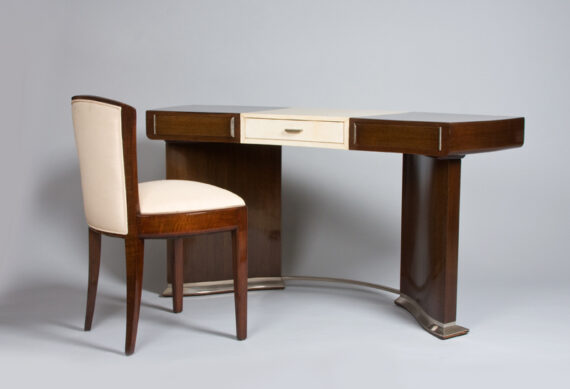 Alt Text An elegant Art Deco writing desk by Dominique