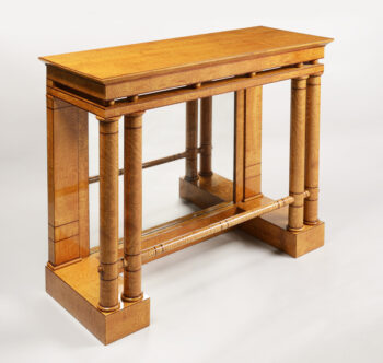 An exceptional Biedermeier console table