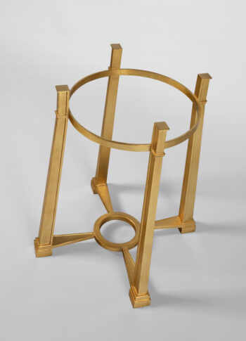 A Modernist Style Occasional Marble Table by ILIAD Design