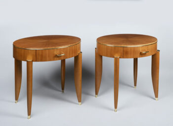 Pair of French Art Deco style bedside tables by ILIAD Design