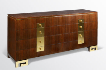 Asian inspired modernist style dresser by ILIAD Design