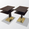A Pair of French Art Deco Style End Tables by ILIAD Design