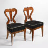 A pair Biedermeier side chairs