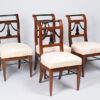 A set of four Biedermeier chairs