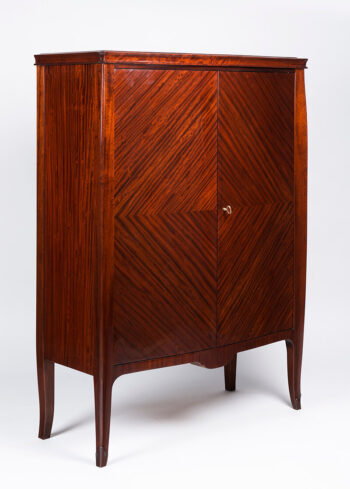 An Art Deco dry bar cabinet
