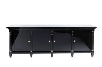 Austrian Biedermeier inspired Ebonized Sideboard by ILIAD Design