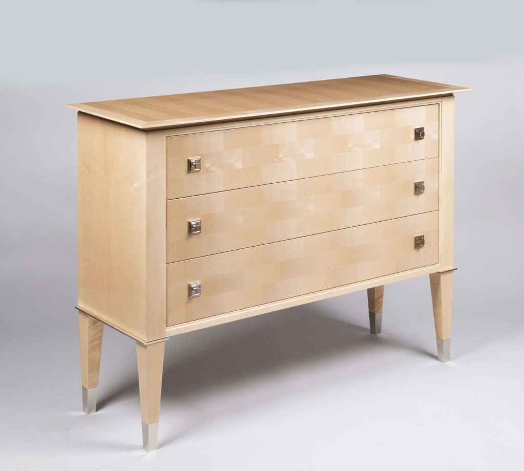 A modernest style 3 drawers cabinet
