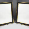 Pair of Biedermeier style Ebonized mirrors by ILIAD Design