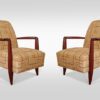 Pair of Art Deco Armchairs Attributed to Alfred Porteneuve