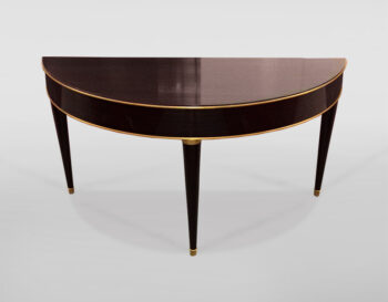 Biedermeier inspired Demi-lune Console by ILIAD Design