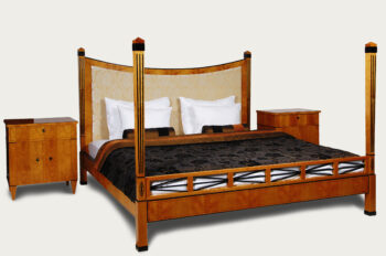 Biedermeier Style Four Post Bed by ILIAD Design