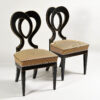Biedermeier Style Ebonized Chairs by ILIAD Design
