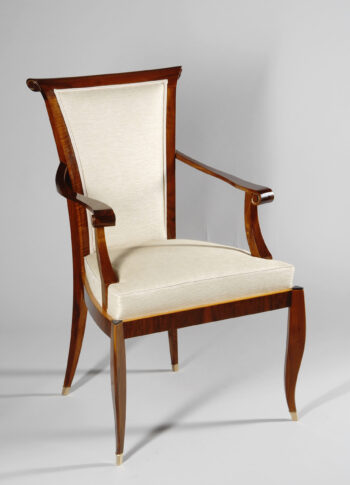 An Art Deco Style Upholstered Armchair by ILIAD Design