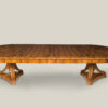 Biedermeier inspired Double Pedestal extendable Dining Table by ILIAD Design