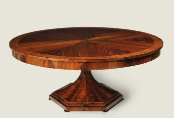 A large extendable Biedermeier style dining table by ILIAD Design