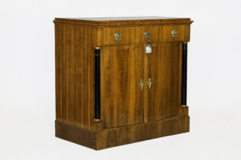 A large and exceptional Biedermeier two door commode