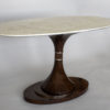 An Elegant and Contemporary Oval Kitchen Table by ILIAD Design