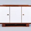 A French Modernist Inspired Three Door Entertainment Cabinet by ILIAD Design