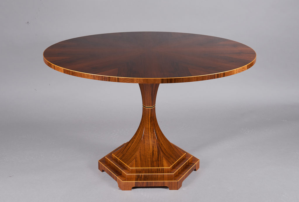A Biedermeier Style Trumpet Table by ILIAD Design