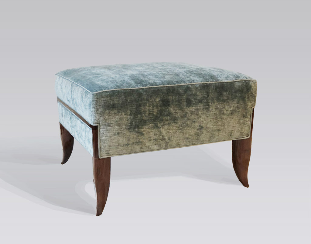 A Modernist Style Ottoman by ILIAD Design