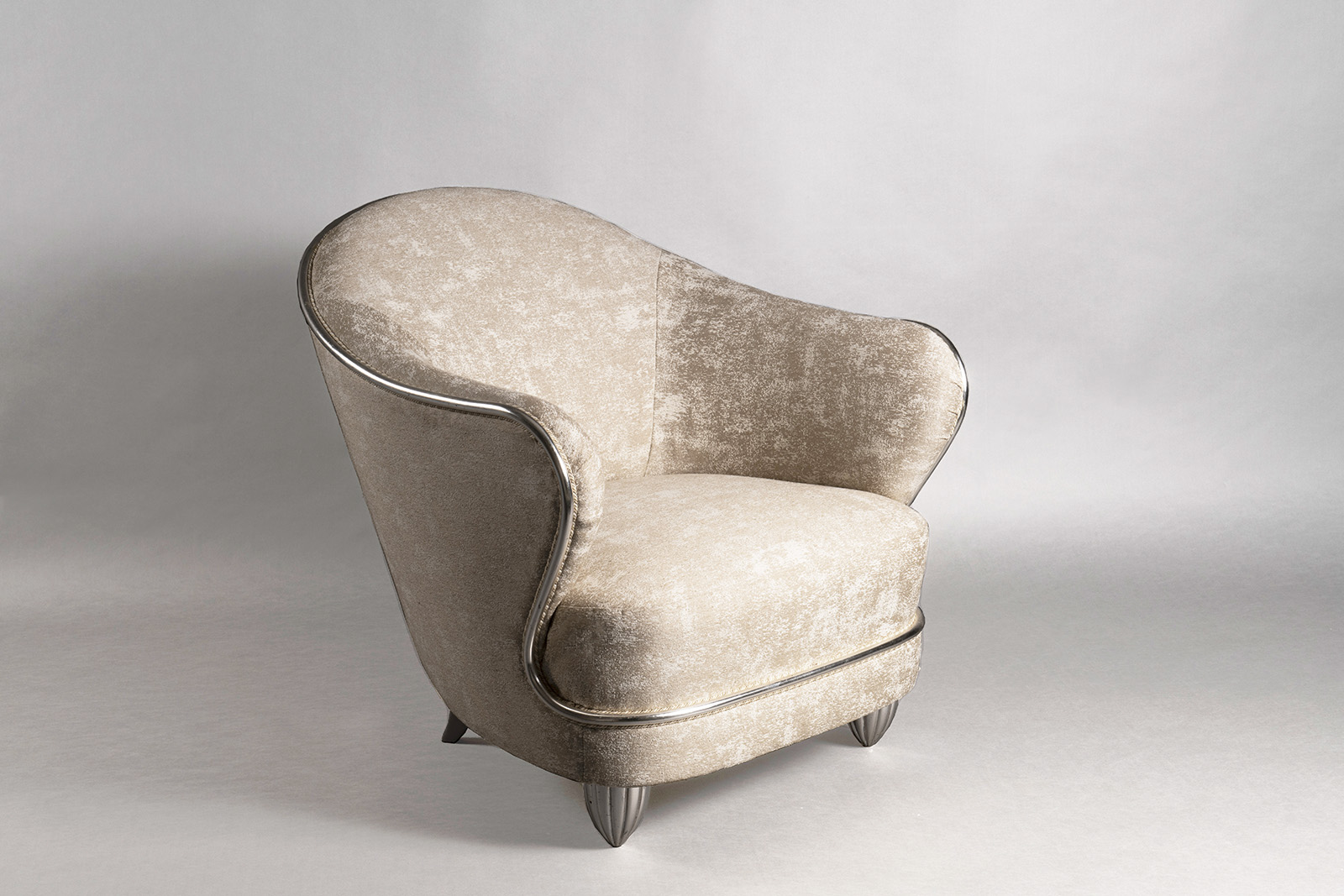 An Italian Modernist Inspired Club Chair by ILIAD Design