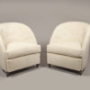 A Pair of Art Deco Style Upholstered Armchairs by ILIAD Design