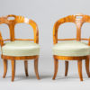 A Pair of Biedermeier Fireside Chairs
