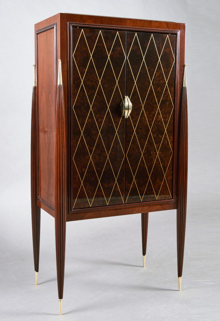 A Pair of Art Deco Style Fireside Cabinets by ILIAD Design