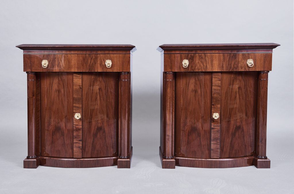 A Pair of Biedermeier Style Cabinets by ILIAD Design