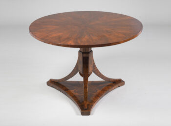 A Biedermeier Tilt-Top Pedestal Table
