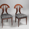 A Pair of important Biedermeier Side Chairs by Josef Danhauser