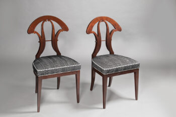 A Pair of important Biedermeier Side Chairs by Josef Danhauser