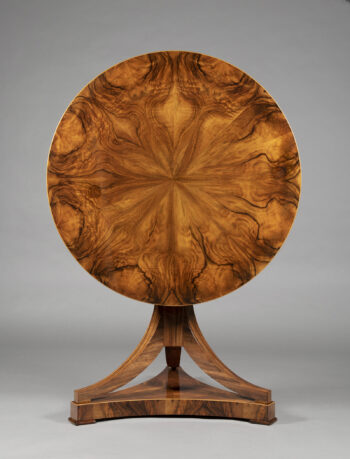 An Elegant Biedermeier Pedestal Table