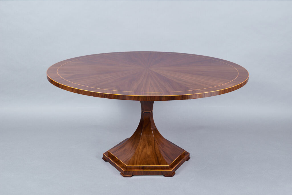 A Biedermeier Style Trumpet Table by ILIAD Design
