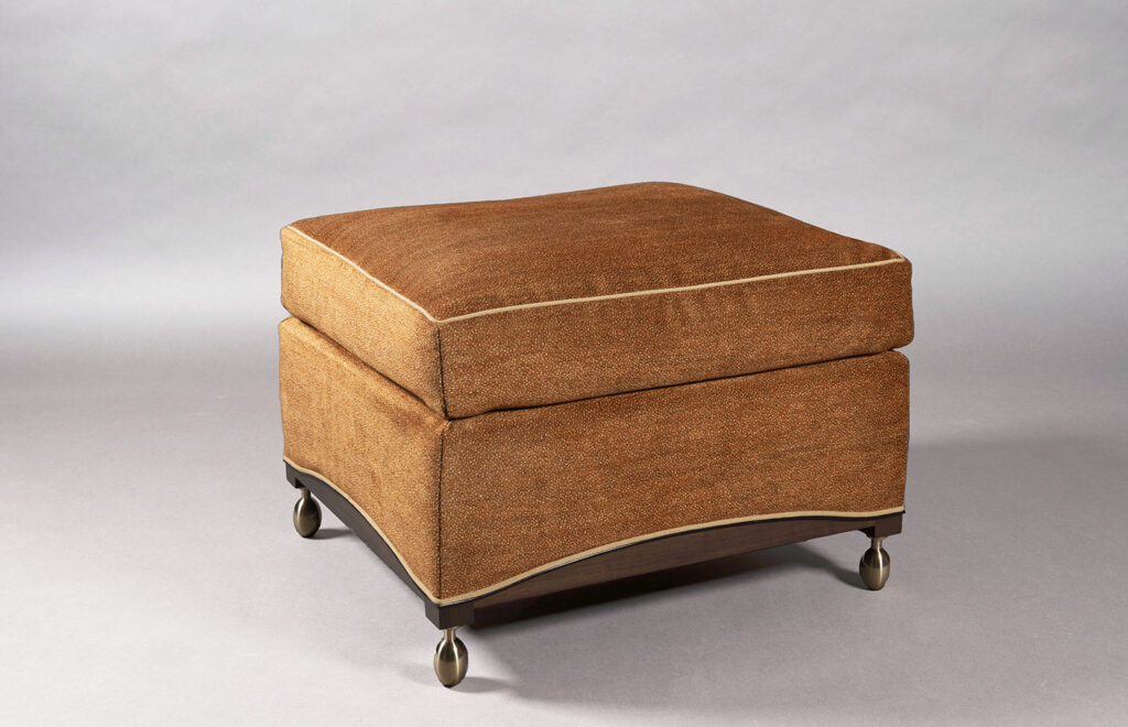 An Elegant Art Deco Style Ottoman by ILIAD Design