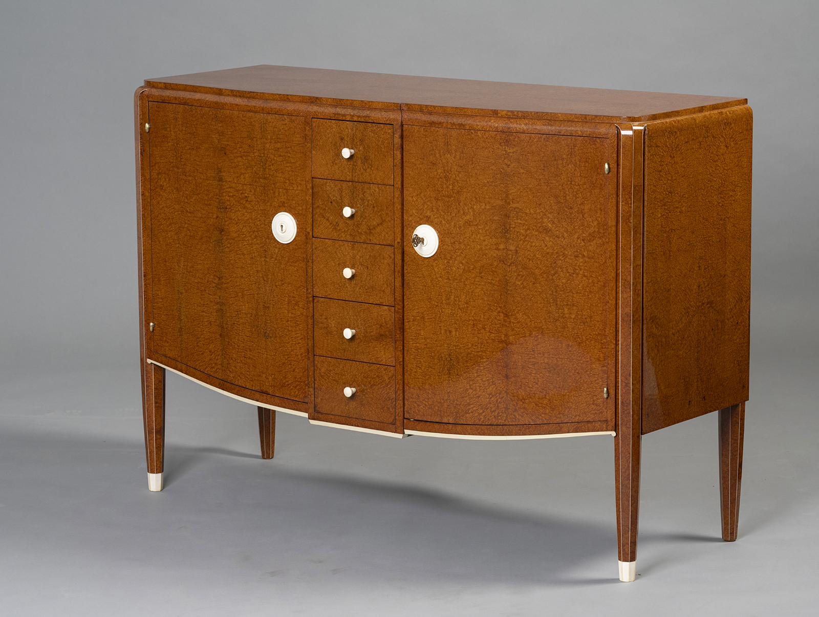 An Iconic and Exceptional Art Deco cabinet by Jules Leleu