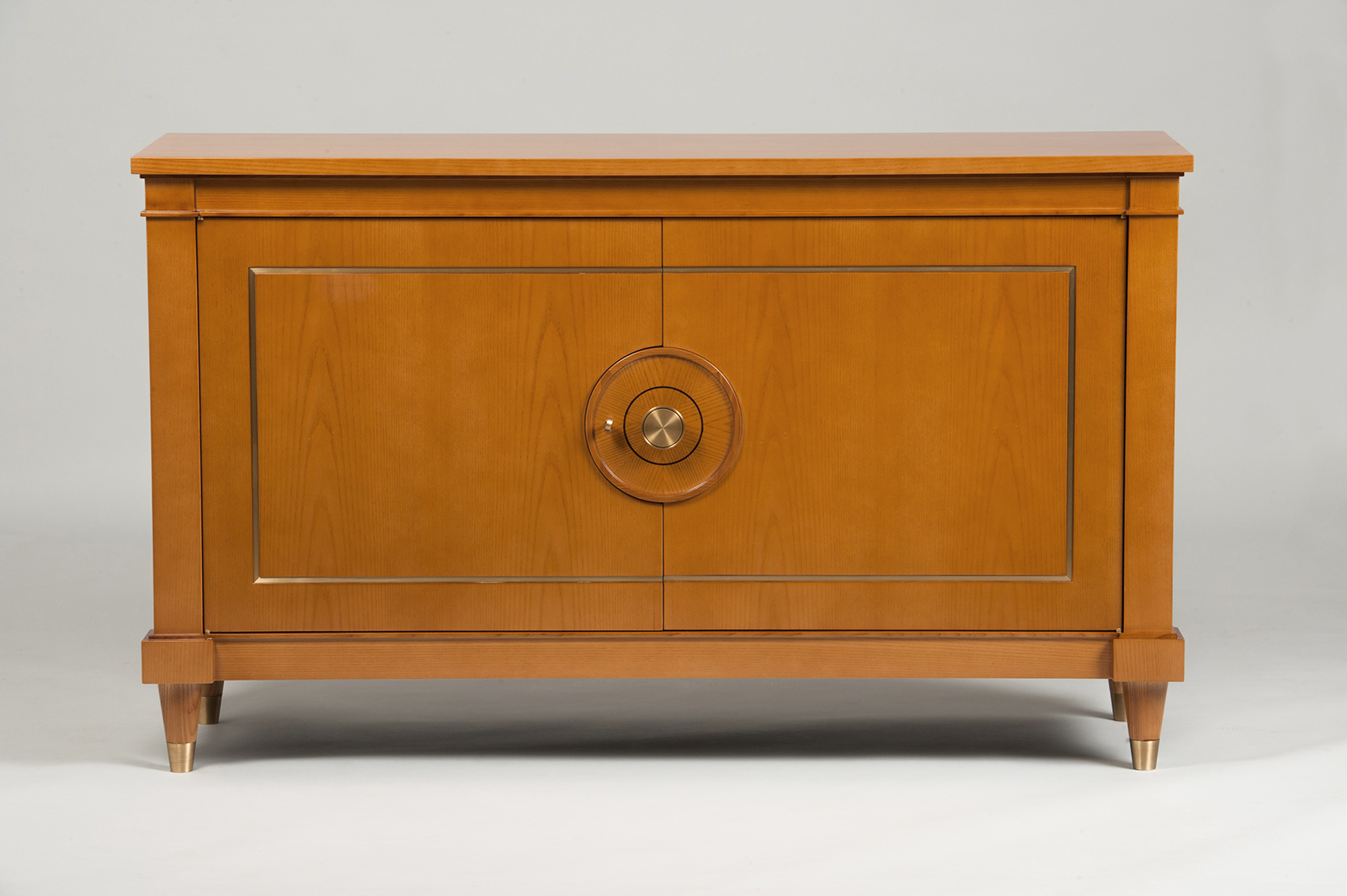 A Modernist Neoclassical 2-Door Sideboard by ILIAD Design