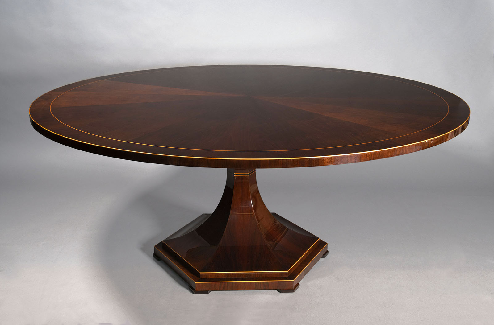 A Large and Iconic Biedermeier Style Dining Table by ILIAD Design