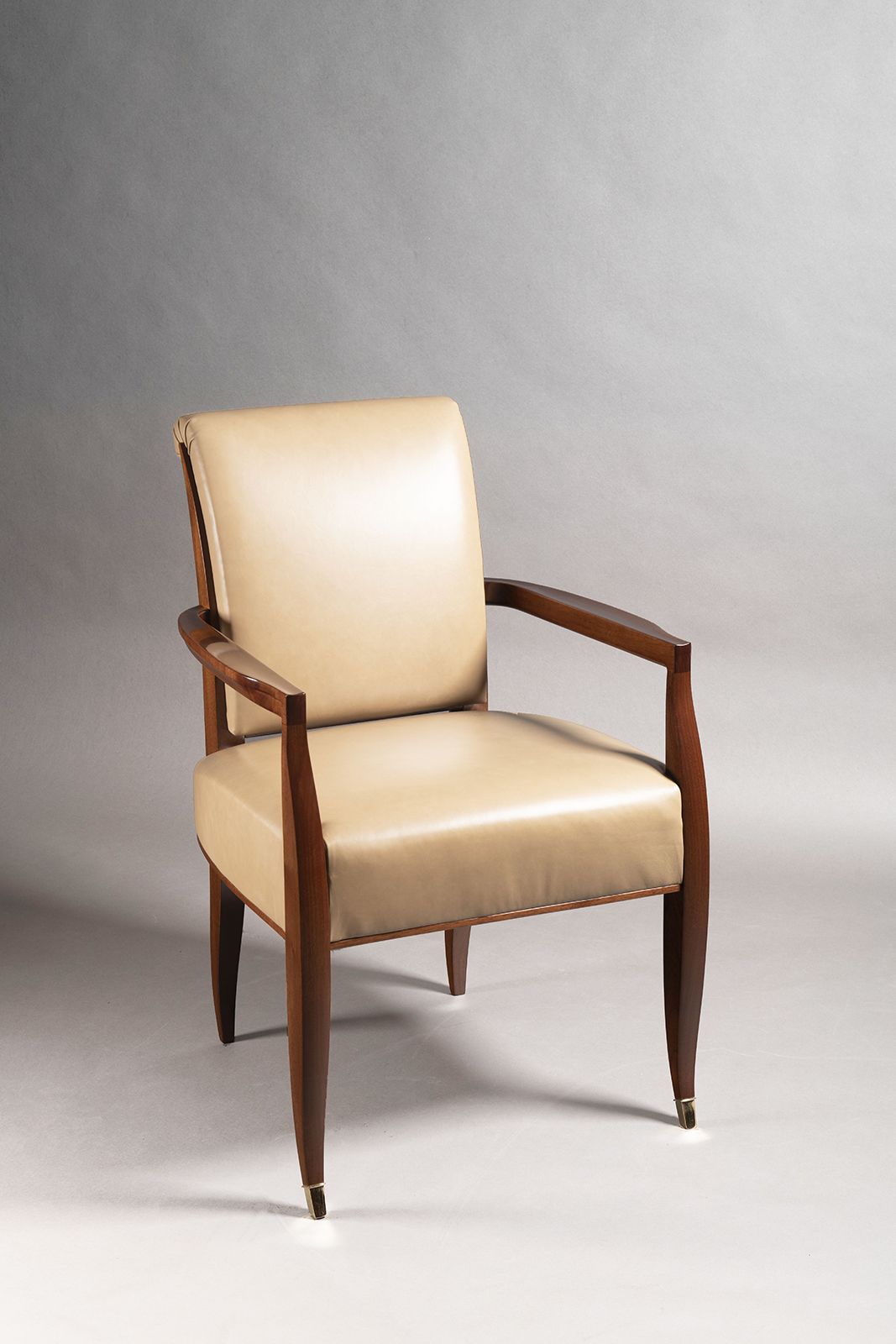 A Single Elegant French 40’s Inspired Armchair by ILIAD Design